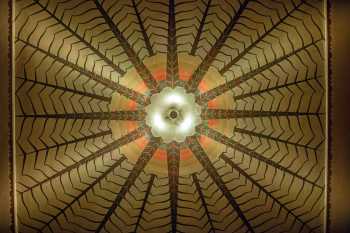 The Wiltern, Koreatown, Los Angeles: Greater Metropolitan Area: Mezzanine Bar Ceiling Closeup 2