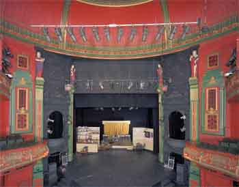 The bold color scheme of the late 1970s as seen from the Dress Circle