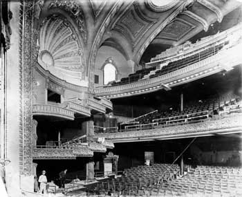 The three-level Auditorium in 1911